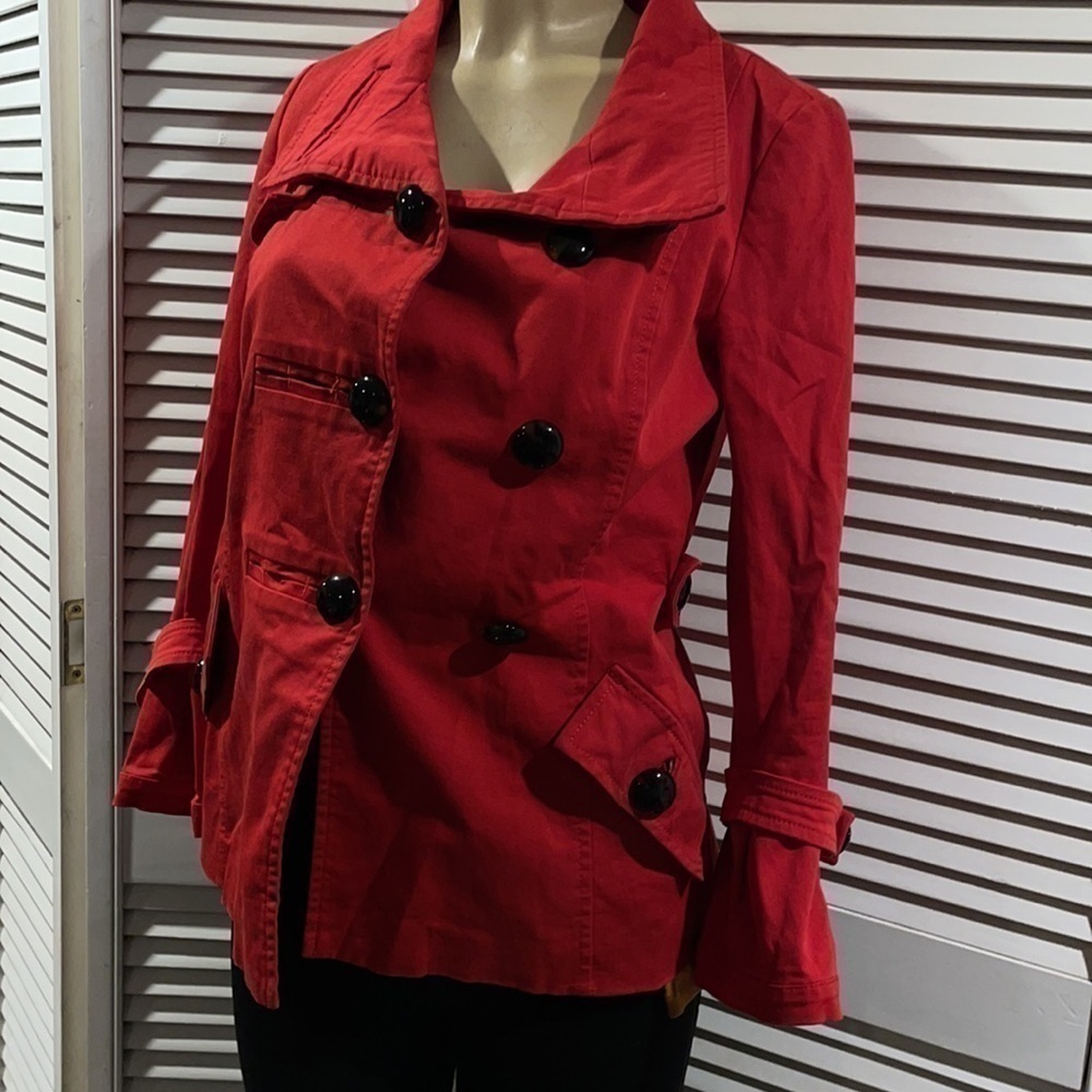 Zara Woman Red Jacket - Picture 3 of 7